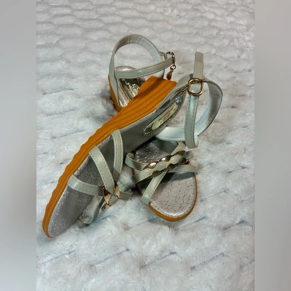Shein New Women's Comfortable Non-Slip Flat Open Toe Mid Heel Sandals - Size 37